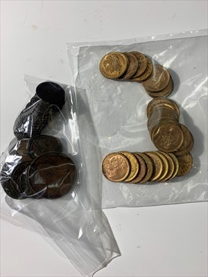 Lot 562M - Victorian Copper Coins & Gaming Tokens