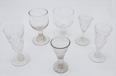 Lot 1423 - An Edward VII commemorative glass, inscribed...