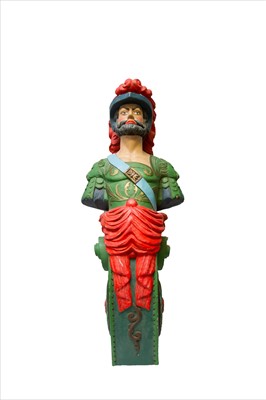 Lot 302 - A reproduction fibreglass ship's figurehead,...