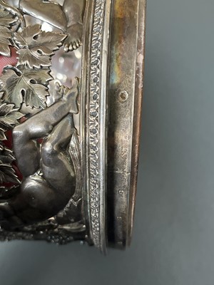 Lot 4 - An exceptional pair of Regency silver wine decanter stands by Philip Rundell.
