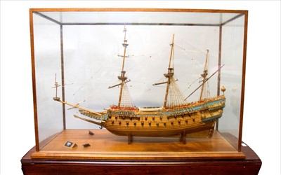 Lot 306 - A scale model of the triple masted Swedish...