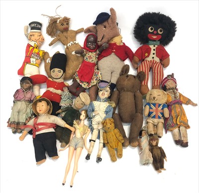 Lot 600W - A collection of toys including a 1966 Football...