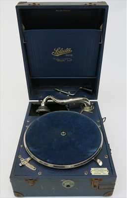 Lot 377 - A vintage Selecta 'The Double Two' portable...