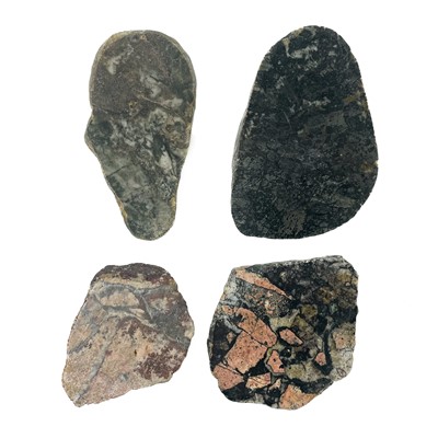 Lot 212 - 4 cut sections of cassiterite.
