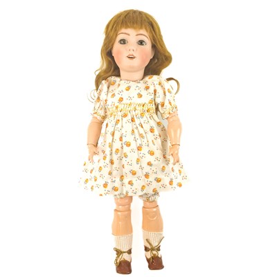 Lot 881 - Waltershausen Porcelain Headed Doll