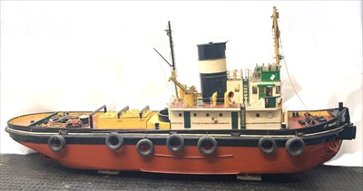 Lot 340 - A large scale model of the tug 'St Mawes',...