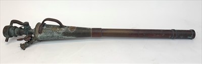 Lot 347 - A Pyrene brass foam making branch pipe.
