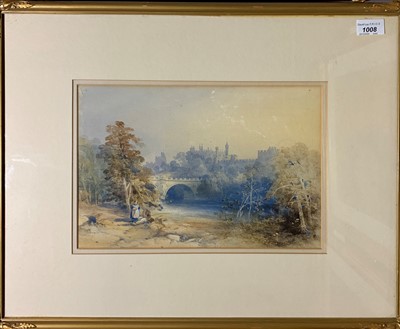 Lot 1008 - English School, 19th Century Anglers by a...
