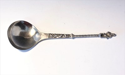 Lot 2074 - A 19th century Dutch silver Apostle spoon, 49g