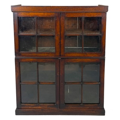 Lot 1853 - A 19th century mahogany bookcase.