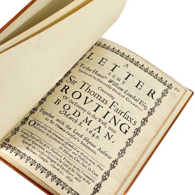 Lot 501 - Cornwall Civil War Tract, 1645