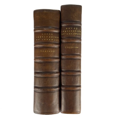 Lot 3 - 'Royal Institution of Cornwall'.