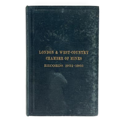 Lot 21 - London & West Country Chamber of Mines Records 1901-1903
