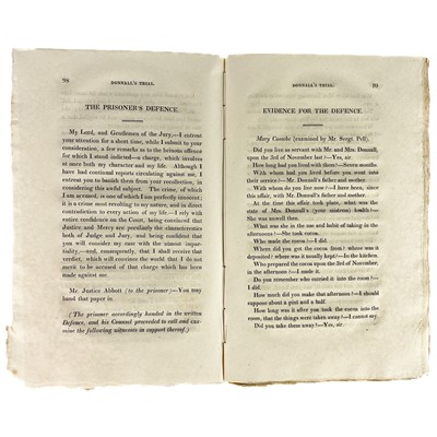 Lot 38 - Robert Sawle Donnall. 'The Trial of Robert Sawle Donnall,'