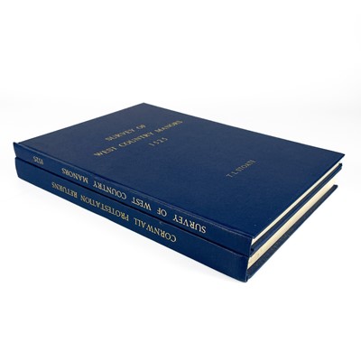 Lot 32 - 'The Cornwall Protestation Returns 1641,' by T. L. Stoate, 1974.