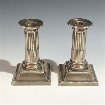 Lot 2089 - A pair of Edwardian Walker & Hall filled...
