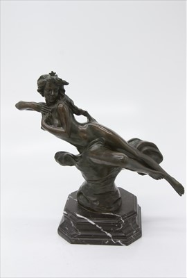 Lot 289 - 'L`Étoile Filante', bronze sculpture of a...