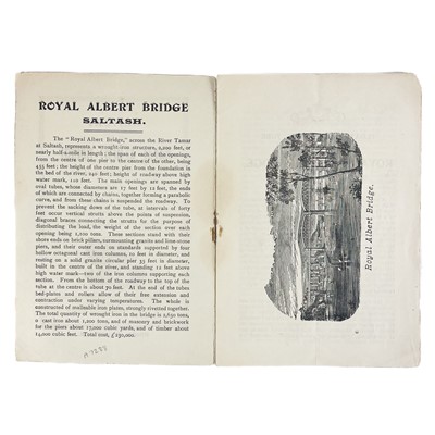 Lot 22 - History of The Royal Albert Bridge, Across the River Tamar at Saltash