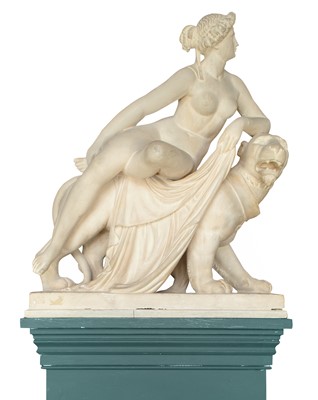 Lot 141 - An impressive 19th-century plaster sculpture