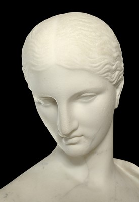 Lot 270 - A Neopolitan marble sculpture after Scopas by Giuseppe VACCA (1803-1871)