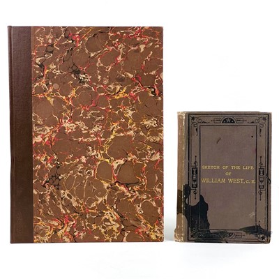 Lot 701 - Richard Nicholls Worth (probably). 'Sketch of the Life of William West, C.E., of Tredenham,'