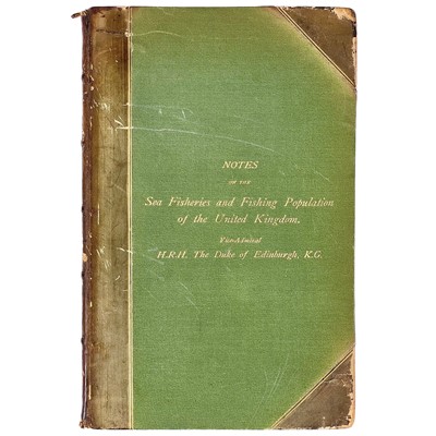 Lot 684 - 'Notes on the Sea Fisheries and Fishing Population of The United Kingdom,' 1883