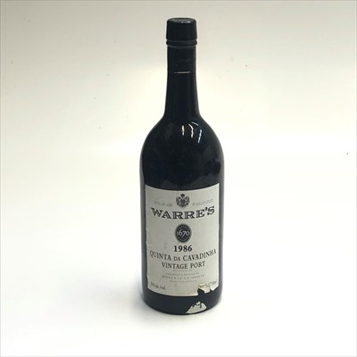 Lot 406 - A bottle of Warre's vintage port 1986 (bottled...