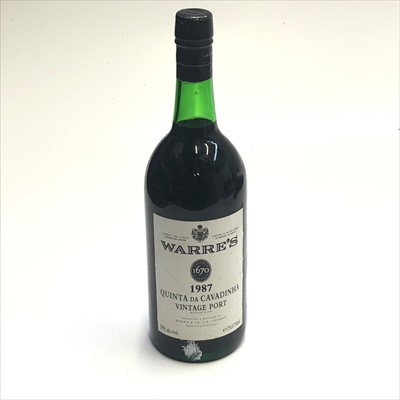 Lot 407 - A bottle of Warre's vintage port 1987 (bottled...