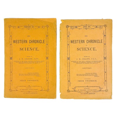 Lot 475 - T. J. H. Collins (ed). 'The Western Chronicle of Science'.