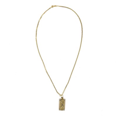 Lot 235 - Spitfire Ingot in 9ct gold with four diamonds