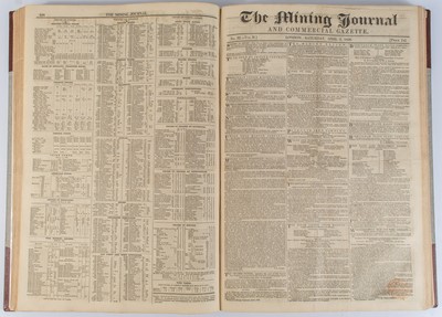Lot 40 - “THE MINING JOURNAL & COMMERCIAL GAZETTE” conducted by Henry English Esq.
