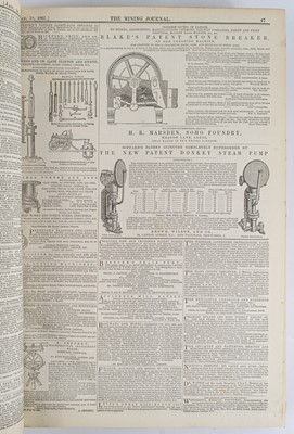 Lot 40 - “THE MINING JOURNAL & COMMERCIAL GAZETTE” conducted by Henry English Esq.