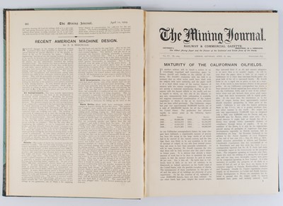Lot 40 - “THE MINING JOURNAL & COMMERCIAL GAZETTE” conducted by Henry English Esq.