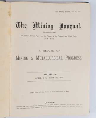 Lot 40 - “THE MINING JOURNAL & COMMERCIAL GAZETTE” conducted by Henry English Esq.