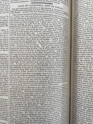 Lot 40 - “THE MINING JOURNAL & COMMERCIAL GAZETTE” conducted by Henry English Esq.