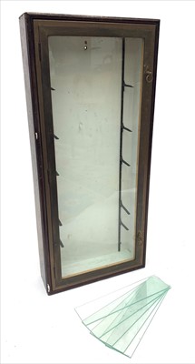 Lot 3308 - A Victorian mahogany display cabinet, with...